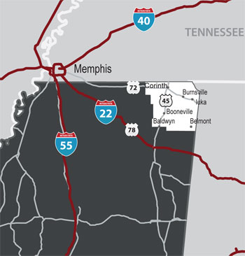 Highways in the TAP Alliance – Click to Download Printable Map